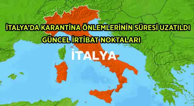 İtalya’daki Güncel İrtibat Noktaları