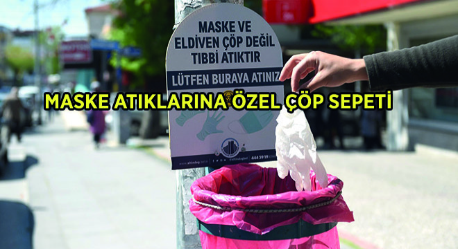 Maske Atıklarına Özel Çöp Sepeti