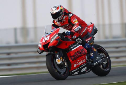 Dovizioso: New rear affects front tyre a lot