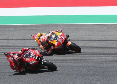 Marquez: Ducati made contact…