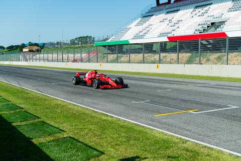 Vettel back in F1 action testing for Ferrari at Mugello