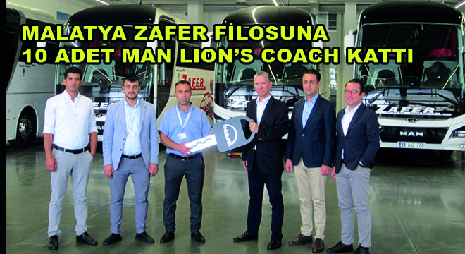 Malatya Zafer Filosuna 10 Adet MAN Lion’s Coach Kattı