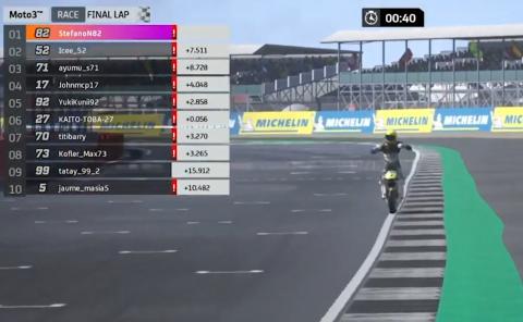 Results: Moto3 Virtual British Grand Prix