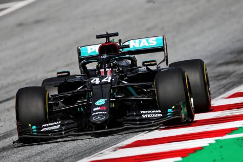 Mercedes heads Austrian GP FP2 as Racing Point shines, Red Bull spins