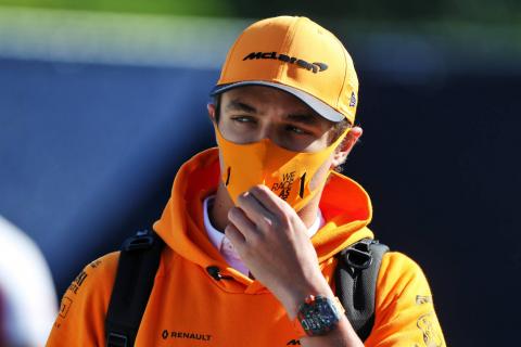 Norris limited F1 practice running due to back pain