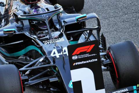 Hamilton edges Bottas to F1 Spanish GP pole position