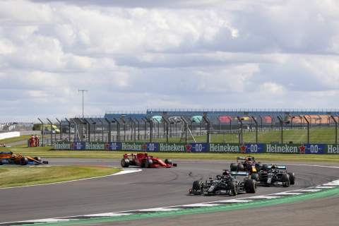 2020 F1 British GP LIVE: Hamilton leads Bottas after huge Kvyat crash