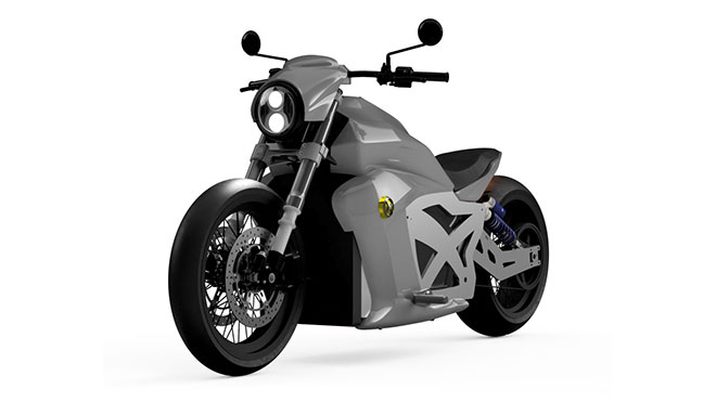 Alüminyum gövde ve yüksek güce sahip elektrikli motosiklet: Evoke 6061
