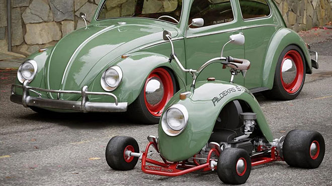Efsane Volkswagen Beetle tasarımı bu sefer bir go-kart oldu