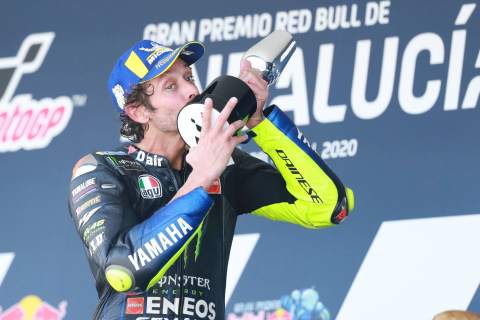 New podium milestones for Rossi