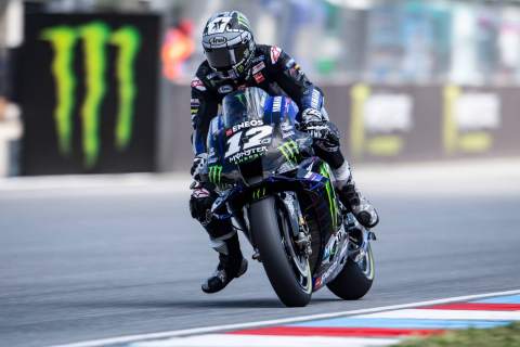 Vinales escapes injury in Brno fall, Rossi in ‘difficult situation’