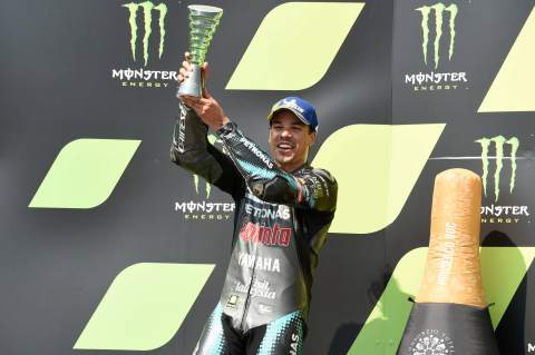 Morbidelli breaks MotoGP podium duck, thanks ‘big uncle’ Rossi