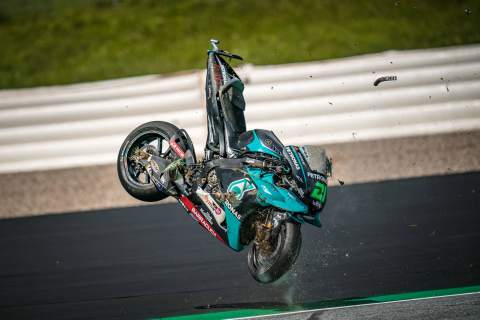 IN PICS: Rossi and Vinales’ frightening Austrian MotoGP near-miss