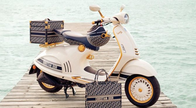 Vespa ve Christian Dior’dan ortak tasarım!