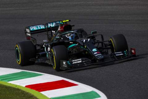 Bottas doubles up in F1 Tuscan GP FP2, Norris crashes