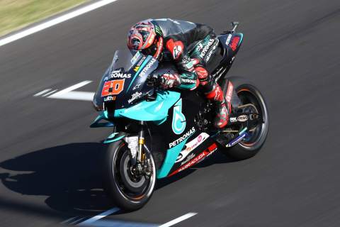 Quartararo leads Misano FP2 as Yamaha, KTM dominate top 10