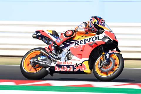 Bradl tests on-track MotoGP helmet radio