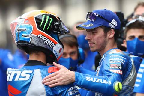 First podium of 2020 for Alex Rins, first Suzuki double podium for 13 years