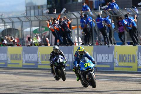 Vinales: Two laps closing my eyes to chase down Mir