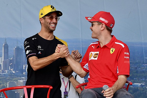 Ricciardo, Vettel’le kask takası istiyor