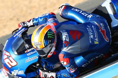 Rins resists Marquez for Aragon MotoGP win; Mir leads after Quartararo shocker