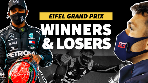 Hamilton matches Schumi, Ricciardo does a Shoey: F1 Eifel GP Winners and Losers