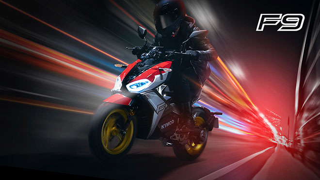 110 km/s hız, 120 km menzile sahip elektrikli motosiklet: KYMCO F9