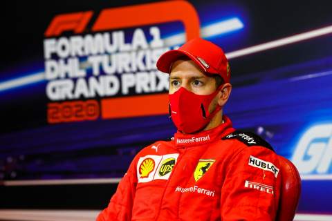 Vettel jokes Ferrari should leave Binotto at home for more F1 races