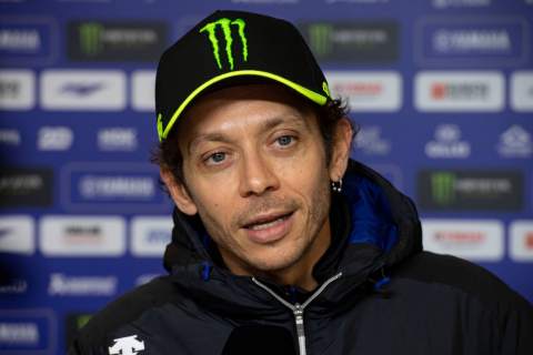 Rossi talks new Covid scare, Marquez injury, Crutchlow test rider