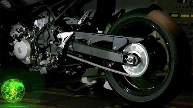 Kawasaki, hibrit motosiklet modeli geliştiriyor [Video]