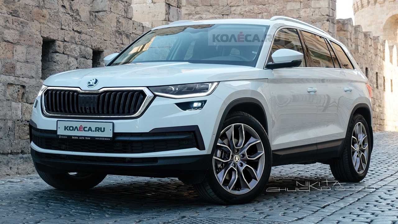 Makyajlı 2021 Skoda Kodiaq böyle görünebilir!