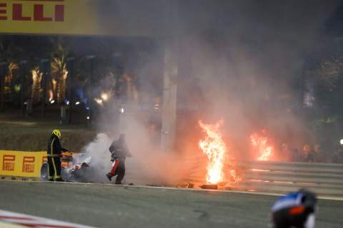 FIA begins investigation into Grosjean’s F1 Bahrain GP crash