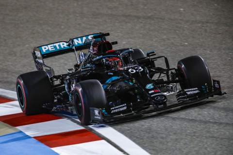 Mercedes F1 sub Russell fastest again in Sakhir GP FP2, Bottas only 11th