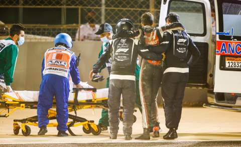 Haas F1 confirms Grosjean to remain in hospital overnight Haas F1 confirms Grosjean to remain in hospital overnight