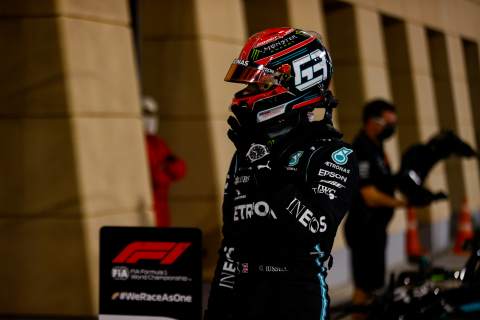 Russell "gutted" to miss out on F1 pole in "alien" Mercedes car