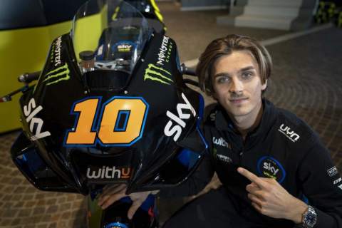 Luca Marini unveils SKY Racing Italia VR46 livery for 2021 MotoGP debut