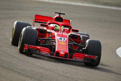 Schumacher takes over from Sainz for Ferrari F1 testing at Fiorano