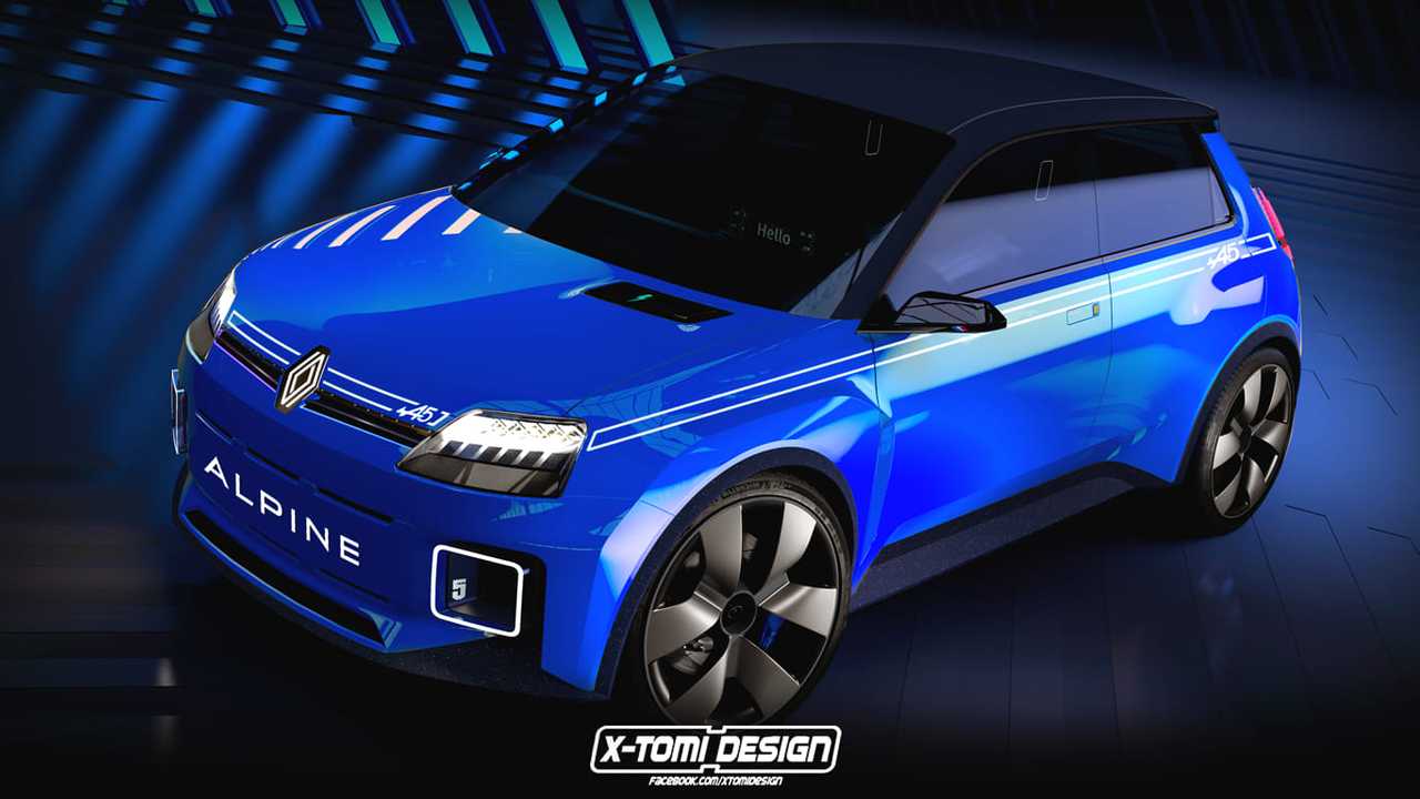 Renault 5 Alpine render’ları, geçmiş ile geleceği tek potada eritiyor