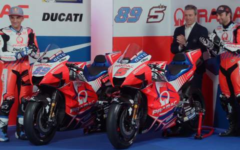 FIRST LOOK: Johann Zarco, Jorge Martin present 2021 Pramac Ducatis