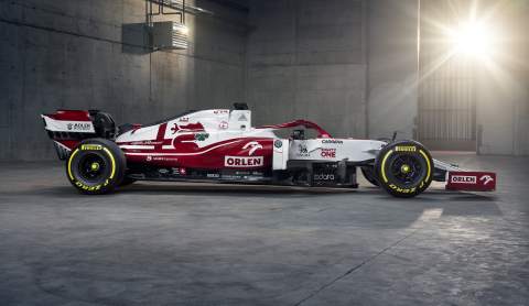 Alfa Romeo reveals 2021 F1 car in Warsaw launch event