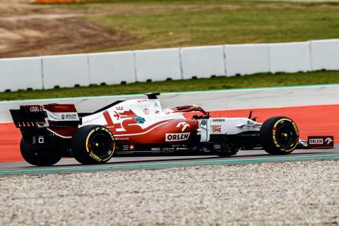 FIRST LOOK: New Alfa Romeo 2021 F1 car hits track for first time