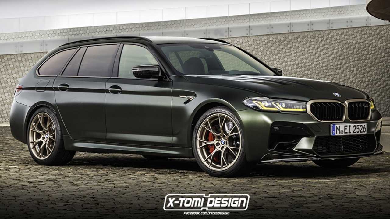 BMW M5 CS Touring, dijital ortamda hayal edildi