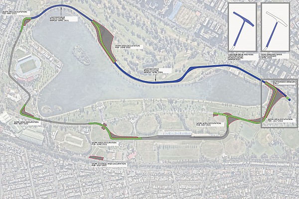 Albert Park pist düzeni, 2021 Avustralya GP’si için değiştirilecek