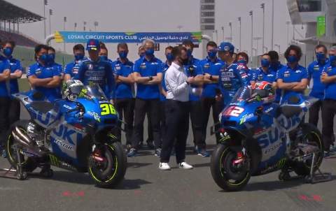 FIRST LOOK: Mir, Rins unveil Suzuki's 2021 MotoGP colours