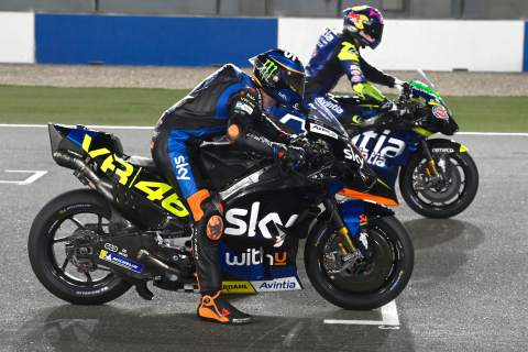 MotoGP rookies Marini, Bastianini and Martin complete their first laps in Qatar