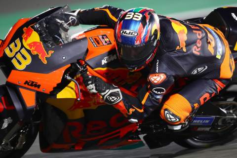 Two crashes for Brad Binder as first MotoGP test of 2021 comes to a close