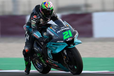 Franco Morbidelli fastest in Qatar FP1, four riders fall