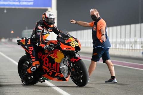 Brad Binder: Sand blown on track 'sketchy as hell!'