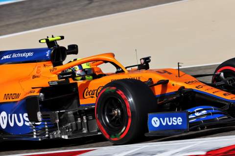 Norris lacking confidence in McLaren F1 car despite P2 in Bahrain practice