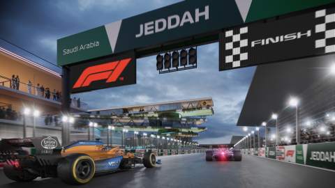 FIRST LOOK: Onboard lap of the new Jeddah F1 Street Circuit